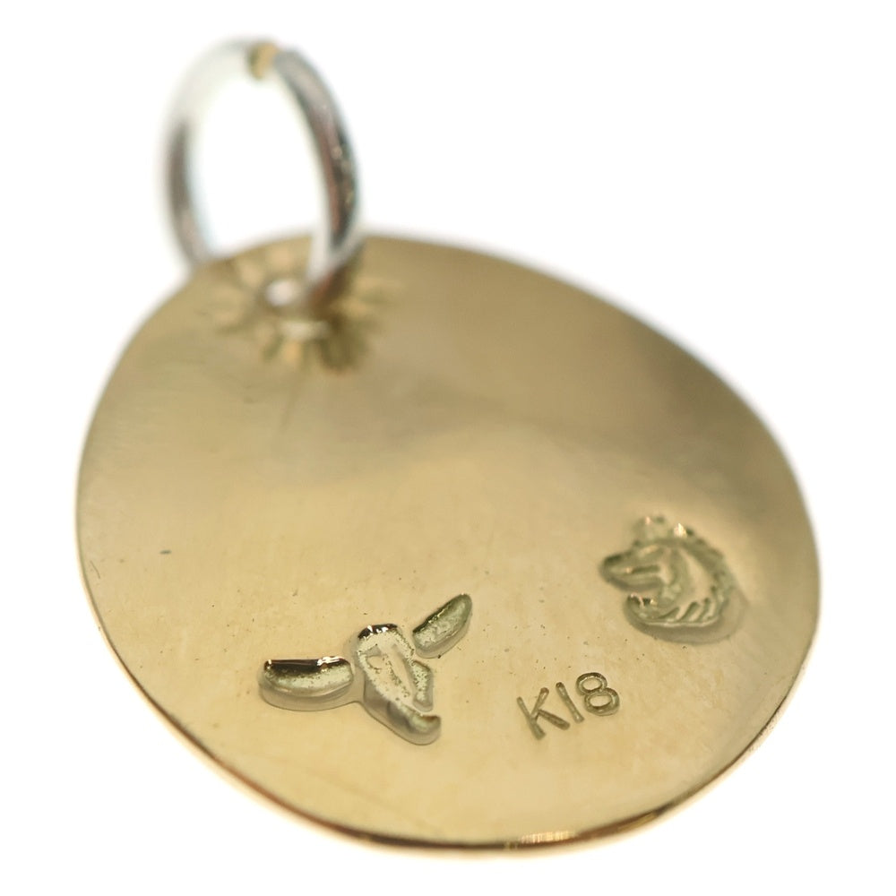 TADY & KING(タディアンドキング) K18 ロングホーン金メタルM ペンダント ネックレストップ ゴールド