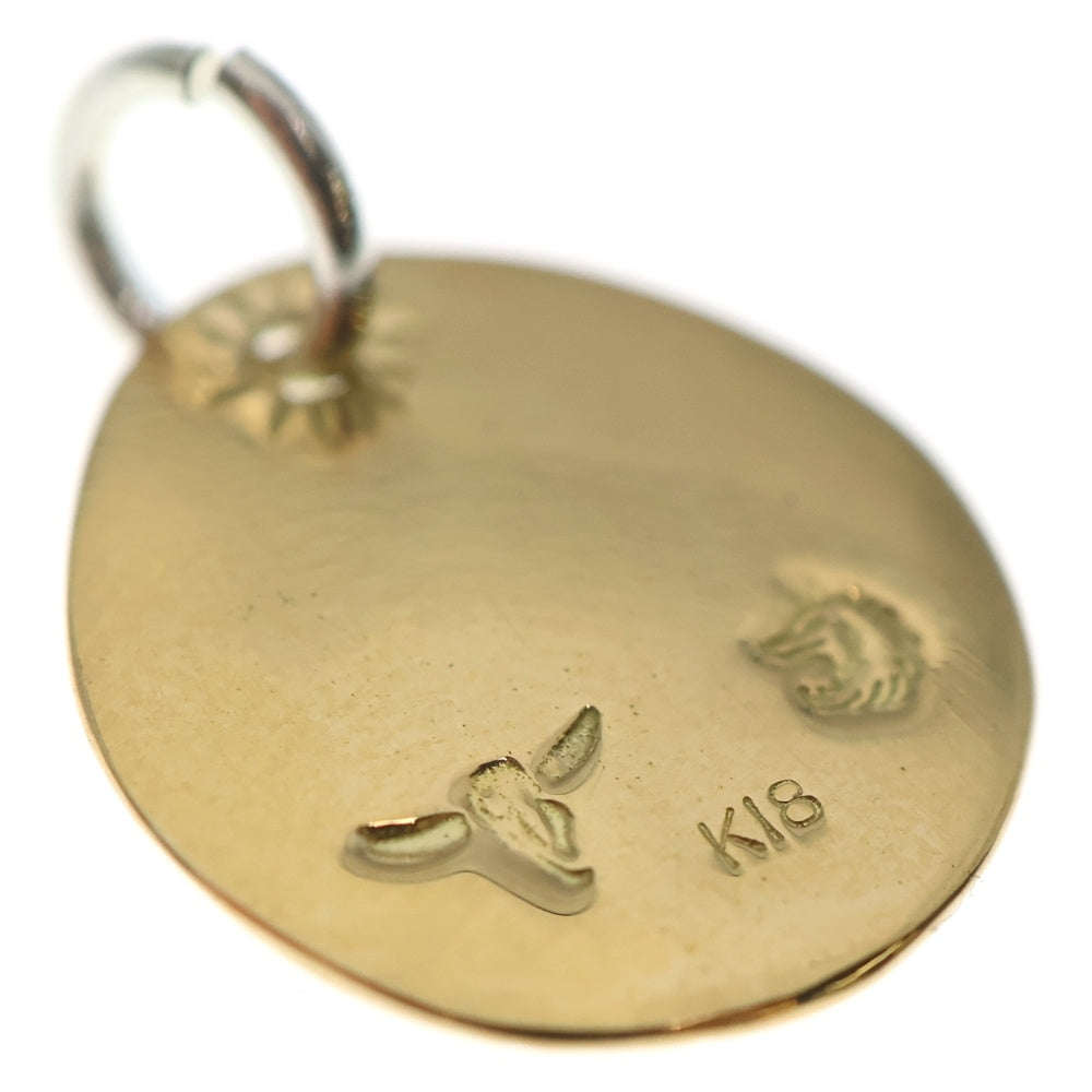 TADY & KING(タディアンドキング) K18 ロングホーン金メタルM ペンダント ネックレストップ ゴールド