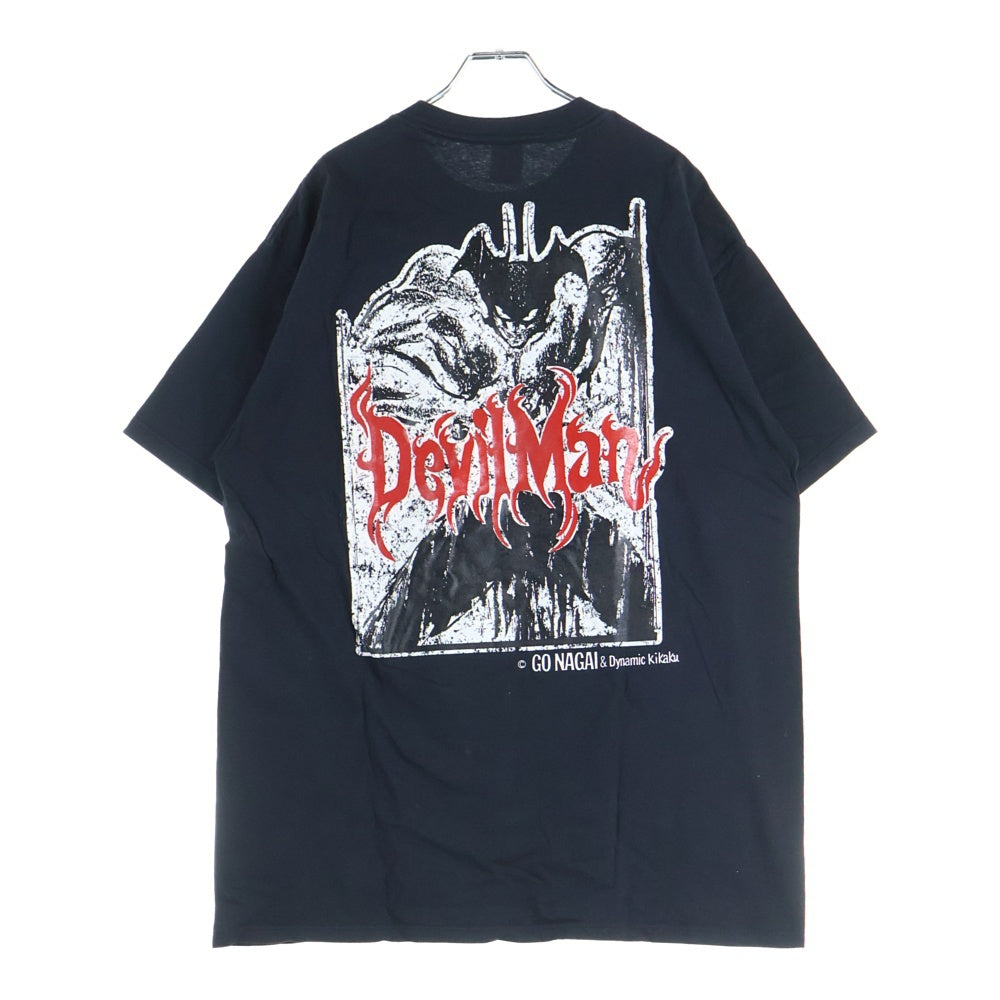 VINTAGE(ヴィンテージ) 90s DEVILMAN ANIME TEE デビルマン 両面プリント Tシャツ 半袖カットソーブラック