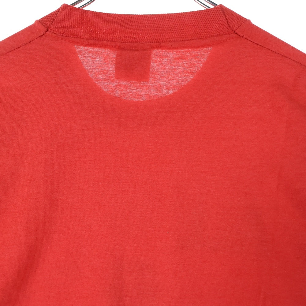 VINTAGE(ヴィンテージ) 80s ALL ALLROY SEZ オール フロント プリント Tシャツ 半袖カットソー レッド