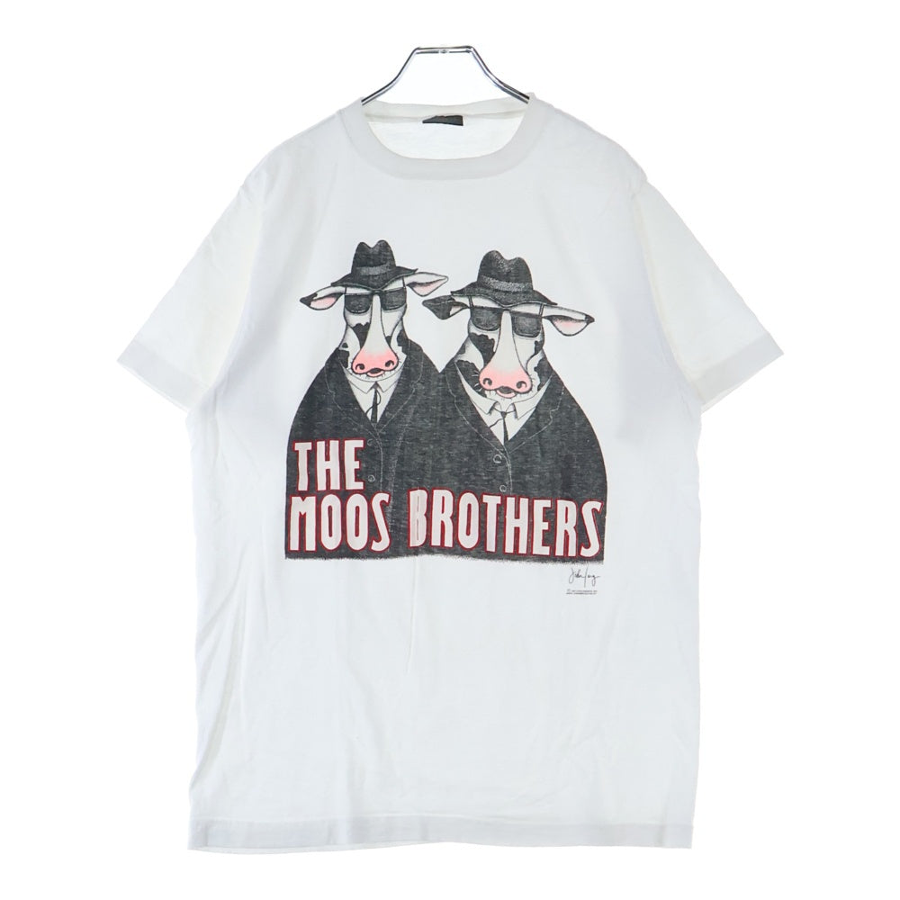 VINTAGE(ヴィンテージ) 90s The Blues Brothers parody Tシャツ 半袖カットソー ホワイト