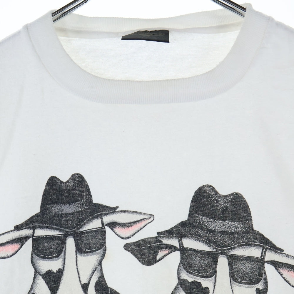 VINTAGE(ヴィンテージ) 90s The Blues Brothers parody Tシャツ 半袖カットソー ホワイト