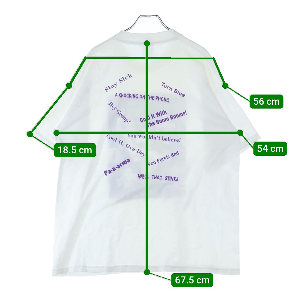 VINTAGE(ヴィンテージ) 90s GHOULARDI グーラーディ Tシャツ 半袖カットソー ホワイト