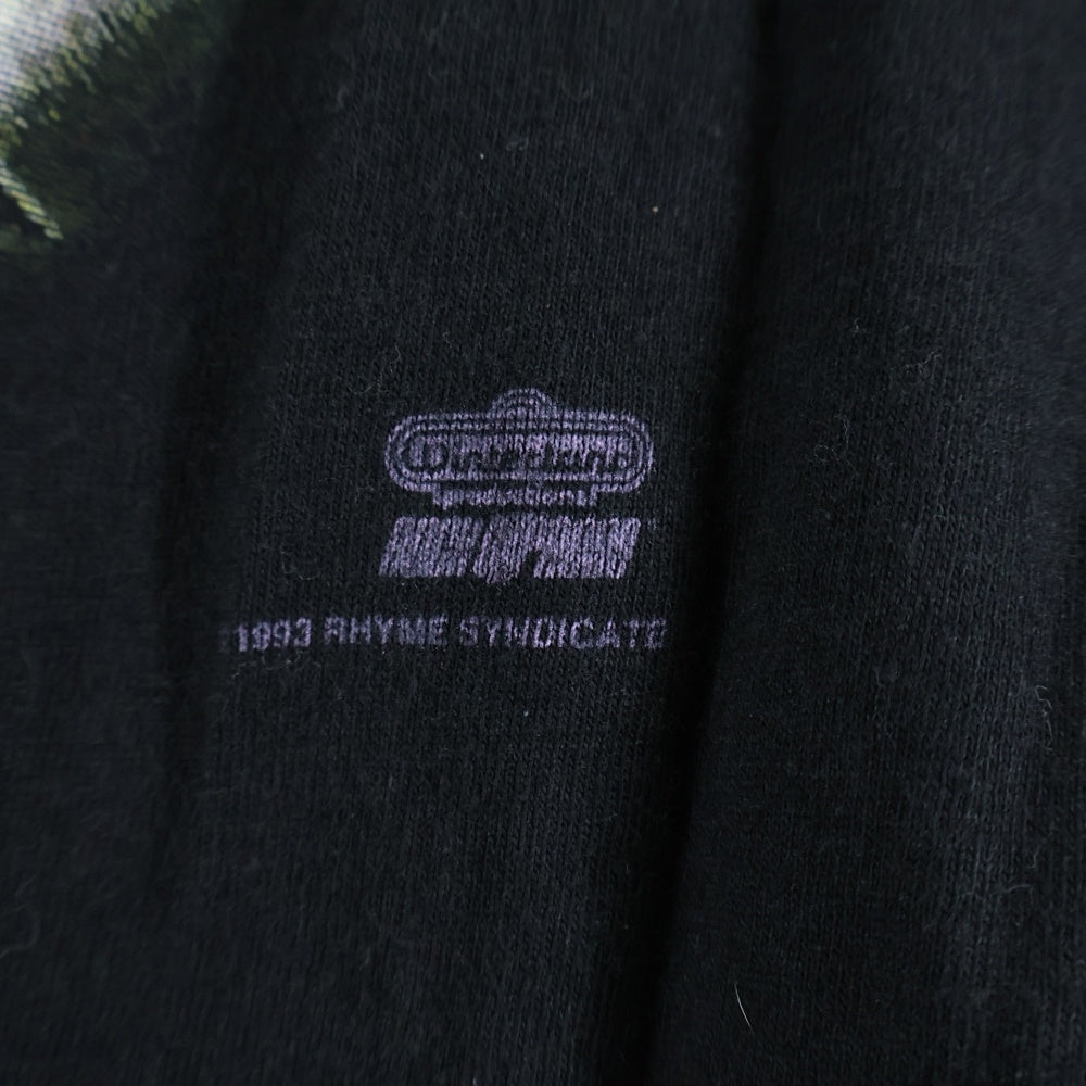 VINTAGE(ヴィンテージ) 90s ICE-T HOME INVASION RAP TEE アイス T 両面プリント Tシャツ 半袖カットソーブラック