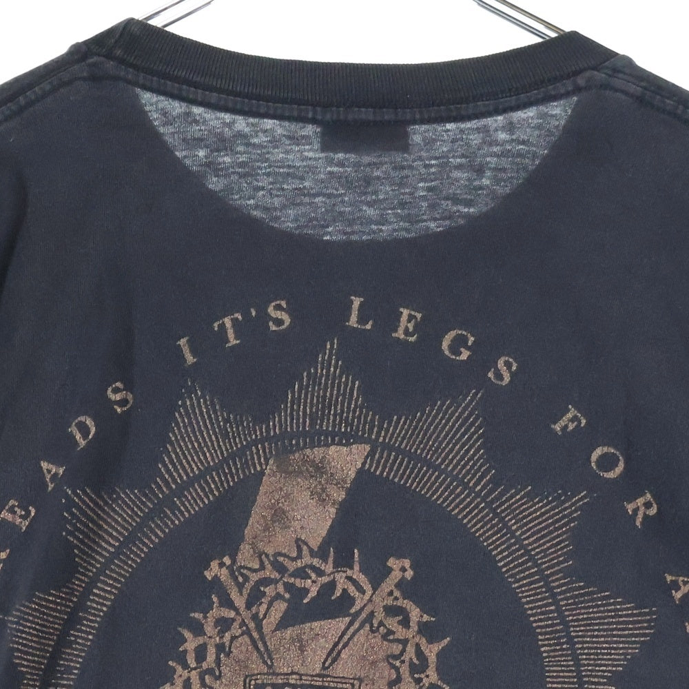 VINTAGE(ヴィンテージ) 90s MARILYN MANSON ANTICHRIST SUPERSTAR マリリンマンソン アンチクライスト スーパースター 両面プリント Tシャツ 半袖カットソーブラック