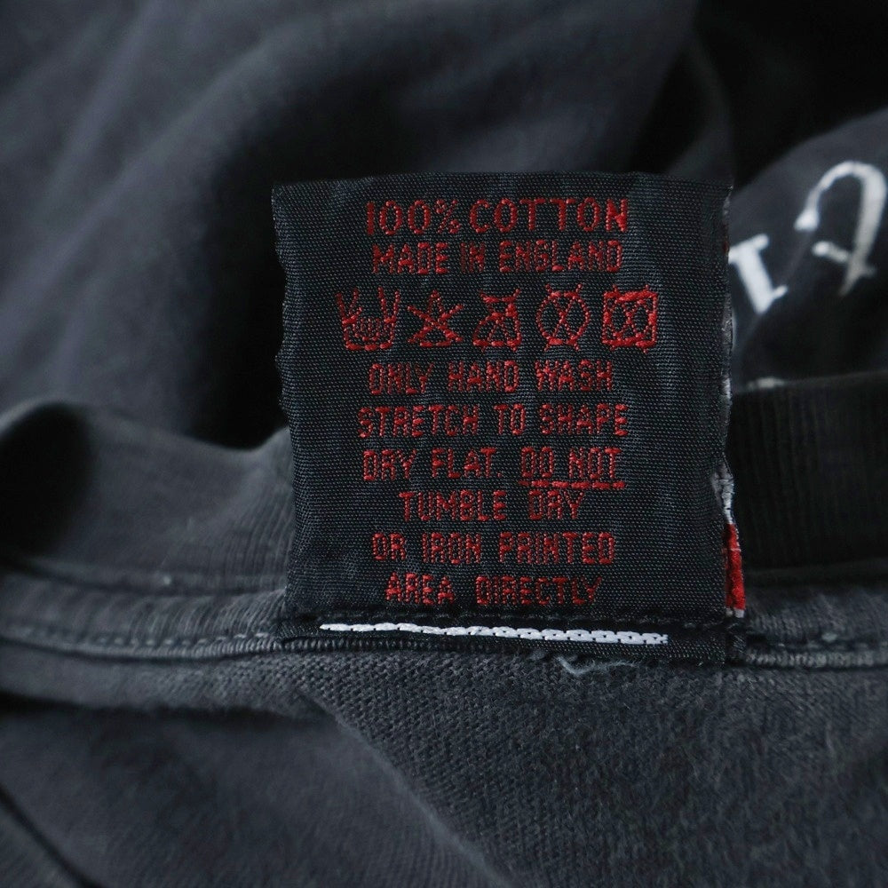 VINTAGE(ヴィンテージ) 90s RAMONES BEAT ON THE BRAT ラモーンズ 両面 アーム プリント Tシャツ 長袖カットソー ブラック