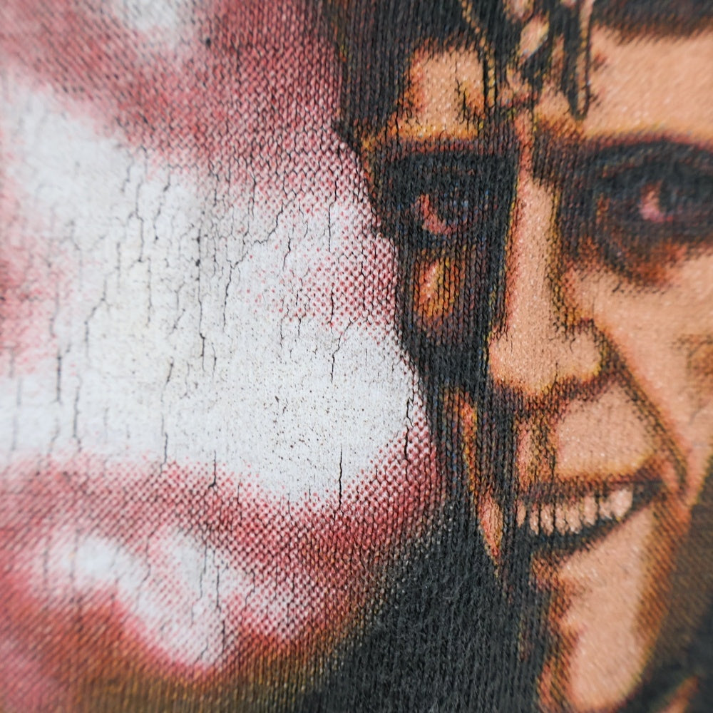 VINTAGE(ヴィンテージ) 90s DARK SHADOWS MOVIE TEE ダーク シャドー フロント プリント Tシャツ 半袖カットソーブラック