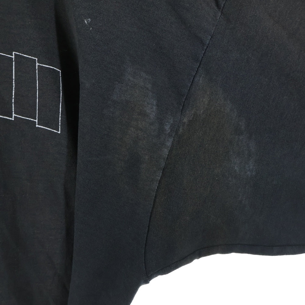 VINTAGE(ヴィンテージ) 80s BLACK FLAG THE PROCESS ブラックフラッグ 両面プリント Tシャツ 半袖カットソーブラック