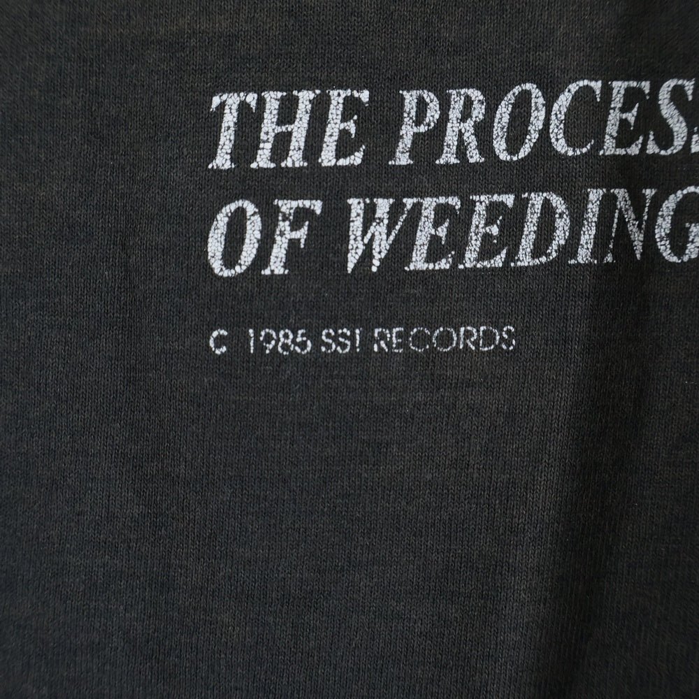 VINTAGE(ヴィンテージ) 80s BLACK FLAG THE PROCESS ブラックフラッグ 両面プリント Tシャツ 半袖カットソーブラック