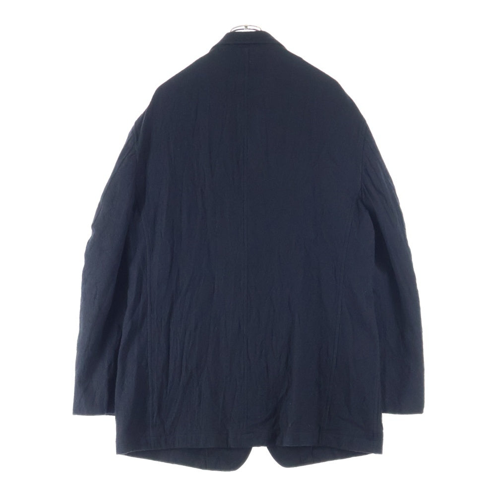 Y's for men(ワイズフォーメン) × MASSES SHRINK SERGE FULLING JACKET ML-J90-143-1 マシス シュリンクサージ ジャケット ブラック