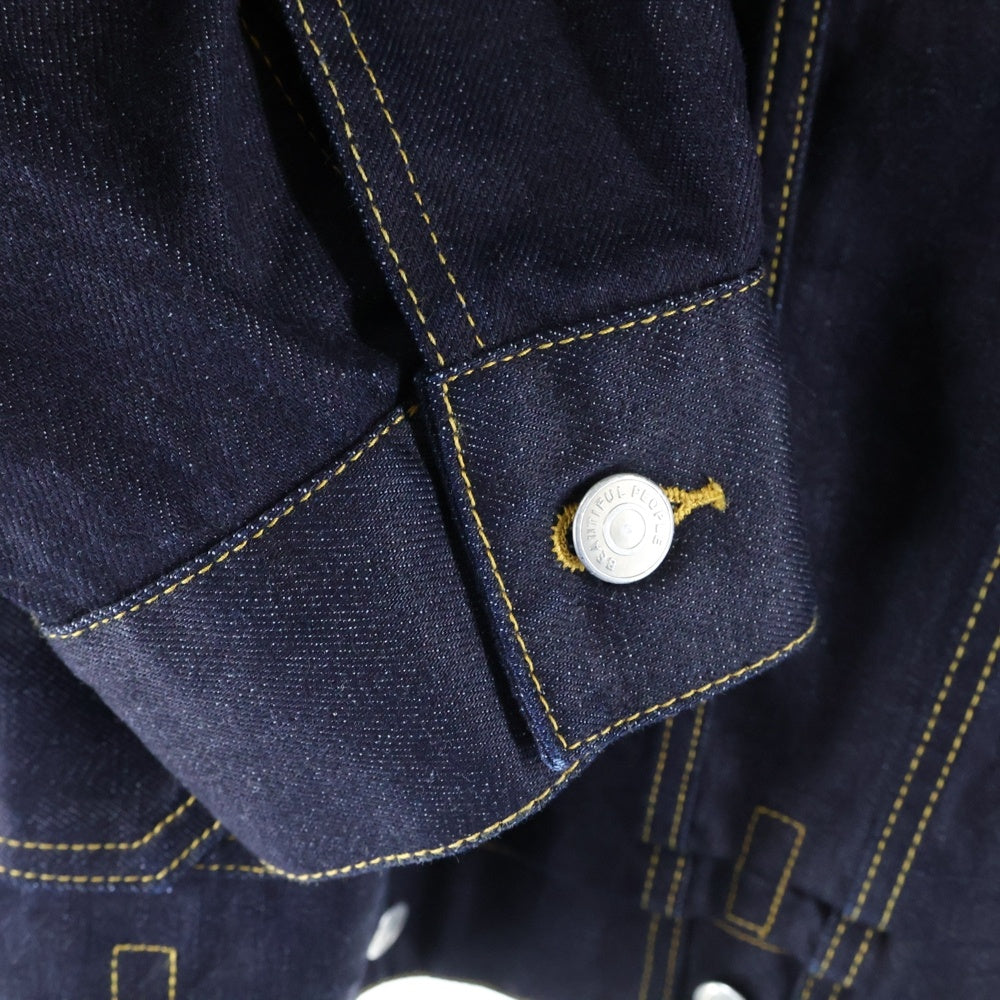 beautiful people(ビューティフルピープル) double-end left hand twill denim blouson 1545102023 デニム ジャケット インディゴ