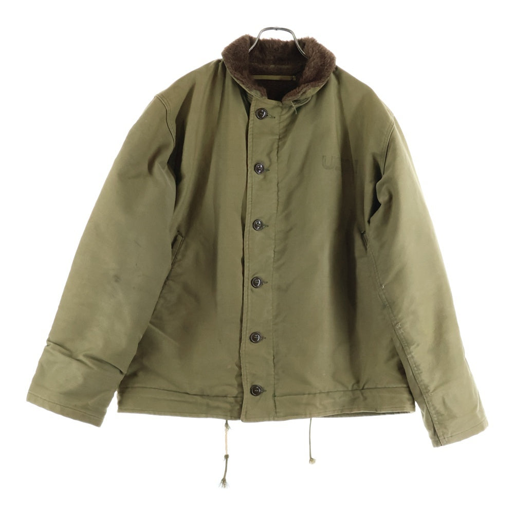 VINTAGE(ヴィンテージ) 50s USN N-1 DECK JACKET TALON ZIP デッキ ミリタリー ジャケット カーキ