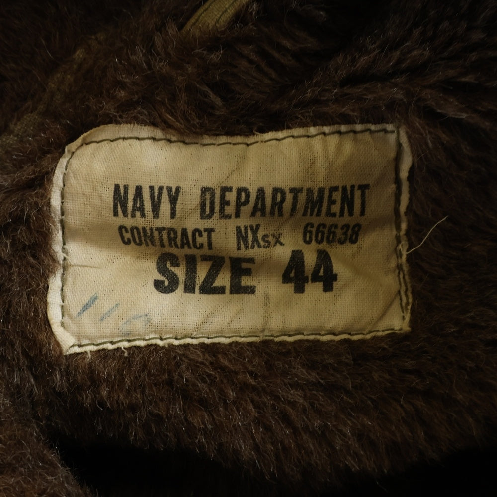 VINTAGE(ヴィンテージ) 50s USN N-1 DECK JACKET TALON ZIP デッキ ミリタリー ジャケット カーキ