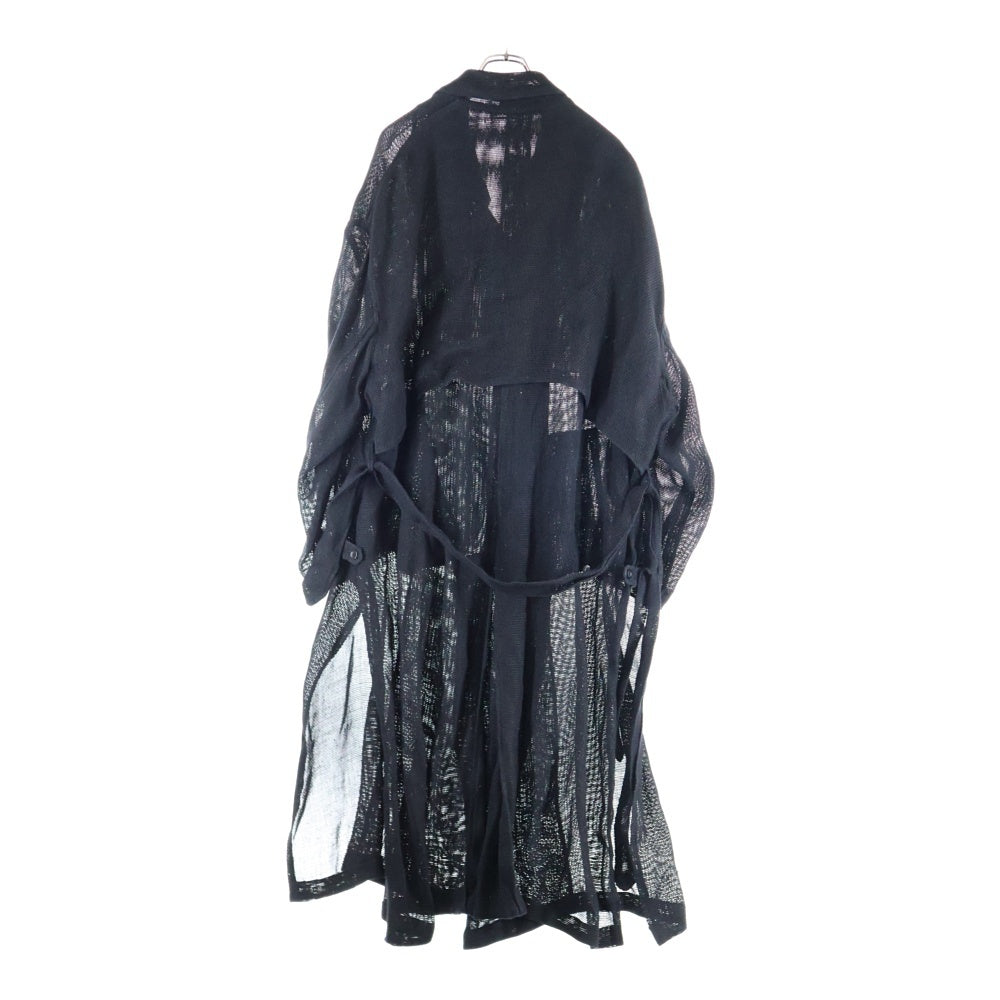 RAF SIMONS(ラフシモンズ) 06SS Icarus Surgit イカロス期 リネン トレンチコート ブラック