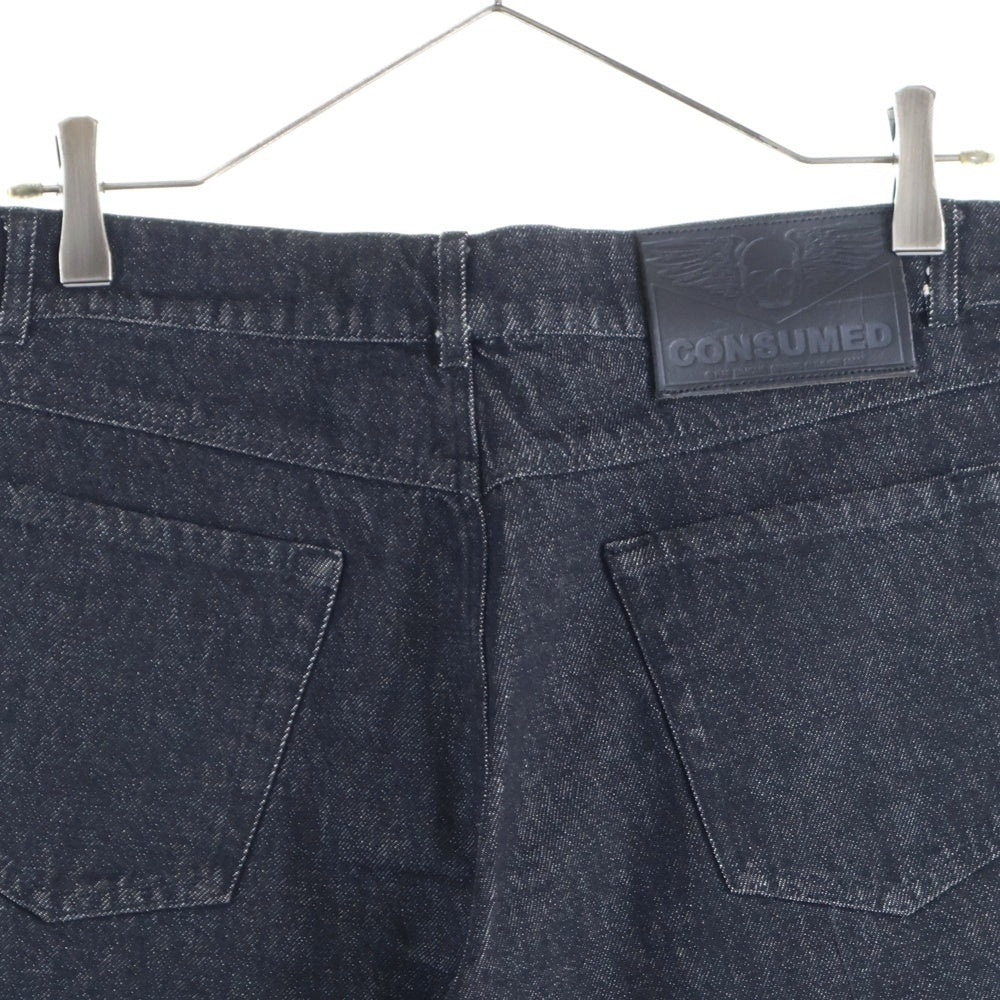 RAF SIMONS(ラフシモンズ) 03SS CONSUMED期 消費者期 Archive アーカイブ 5ポケット デニムパンツ ブラック