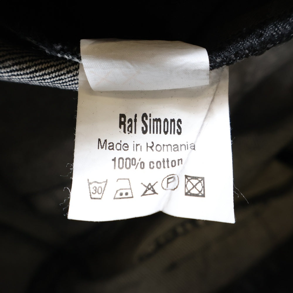 RAF SIMONS(ラフシモンズ) 03SS CONSUMED期 消費者期 Archive アーカイブ 5ポケット デニムパンツ ブラック