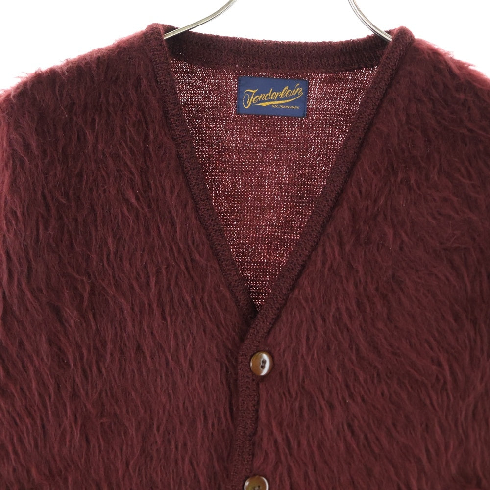 TENDERLOIN(テンダーロイン) Wool Cardigan ウール カーディガン ボルドー