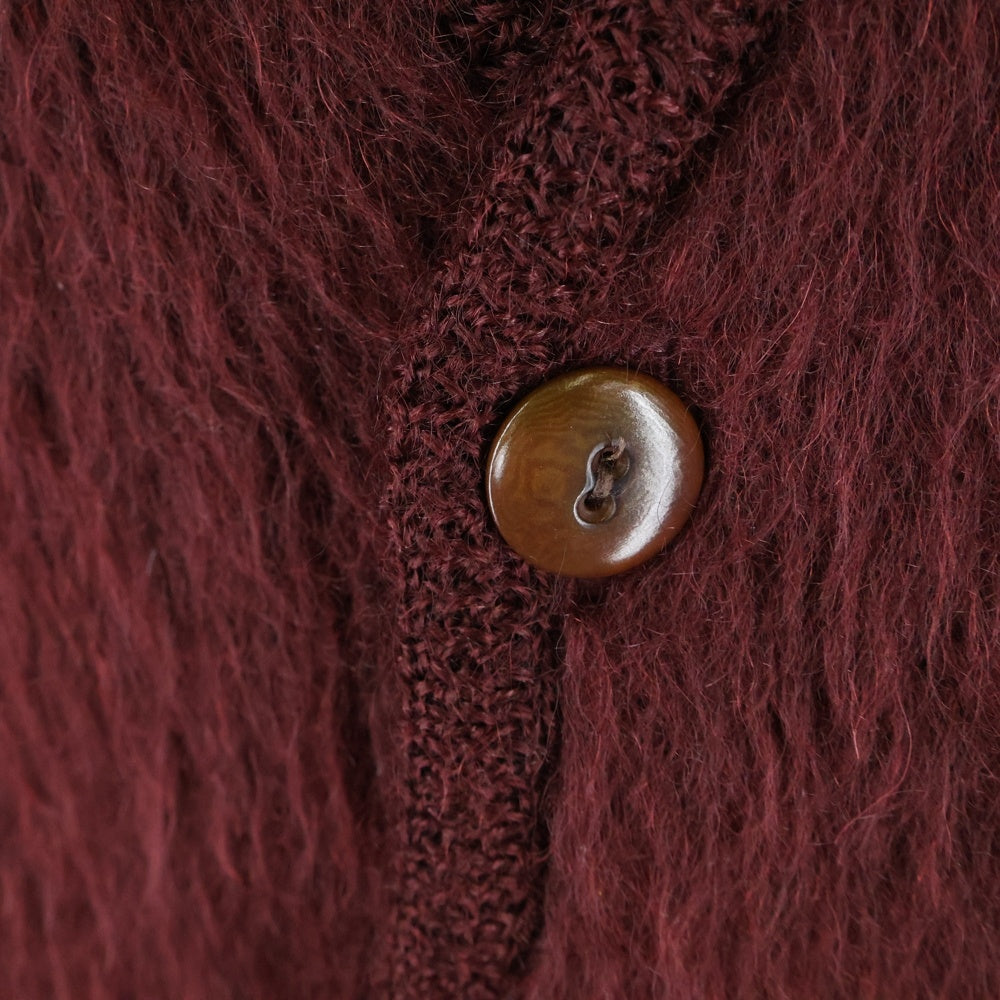 TENDERLOIN(テンダーロイン) Wool Cardigan ウール カーディガン ボルドー