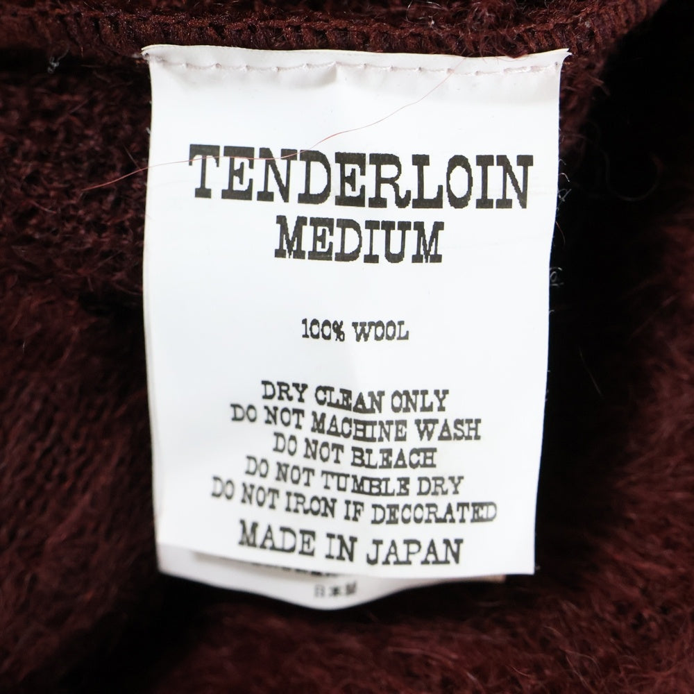 TENDERLOIN(テンダーロイン) Wool Cardigan ウール カーディガン ボルドー