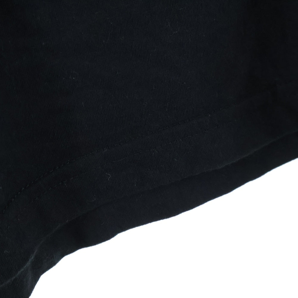 CHROME HEARTS(クロムハーツ) CH L S 1 バック スクロールラベル プリント クルーネック ロングスリーブ 長袖 Tシャツ カットソー ブラック