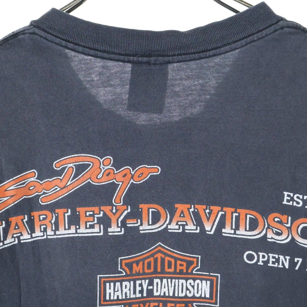 HARLEY DAVIDSON(ハーレーダビッドソン) 90s VINTAGE PROUD RIDERS 両面プリント Tシャツ 半袖カットソー ブラック