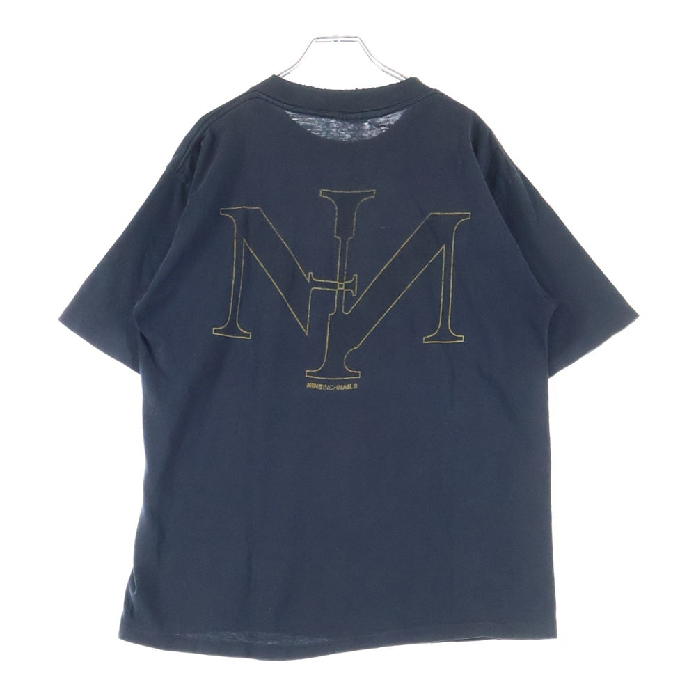 VINTAGE(ヴィンテージ) 90s NINE INCH NAILS SIN LOGO ナイインチネイルズ Tシャツ 半袖カットソー ブラック