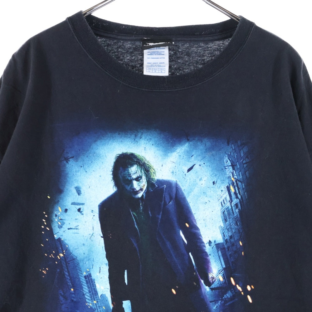 VINTAGE(ヴィンテージ) 00s THE DARK KNIGHT JOKER STANDING GOTHAM CITY MOVIE TEE ダークナイト ジョーカー スタンディング ゴッサムシティ Tシャツ 半袖カットソー ブラック