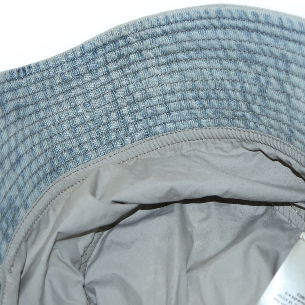 DRKSHDW(ダークシャドウ) 24SS DA01D1479-DKYSH ディストレスドデニムバケットハット 帽子 インディゴ