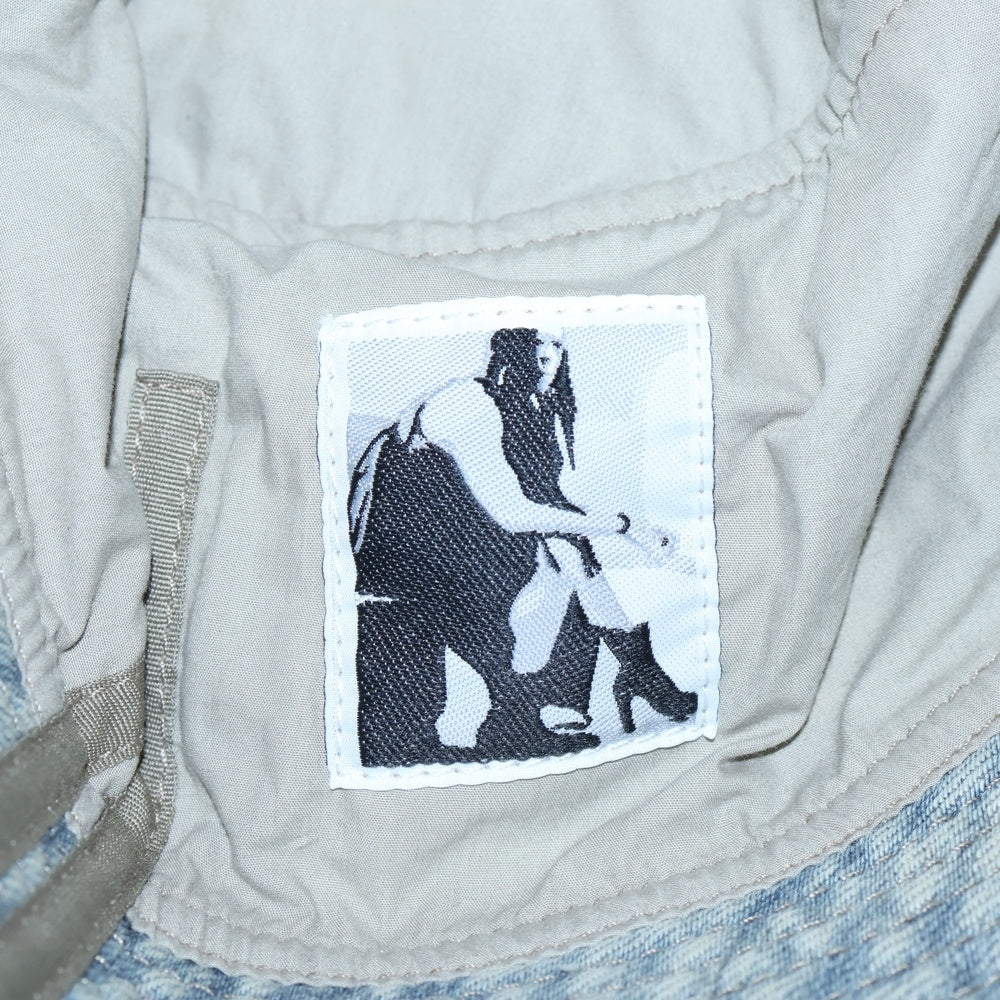 DRKSHDW(ダークシャドウ) 24SS DA01D1479-DKYSH ディストレスドデニムバケットハット 帽子 インディゴ