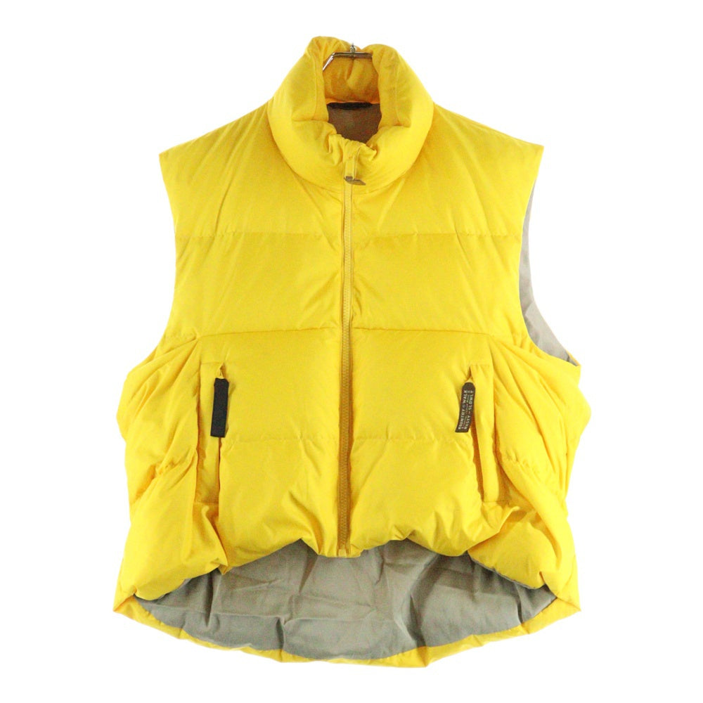 KAPITAL(キャピタル) Burger-KEEL EK-1292 バーガー リップストップナイロン ダウンベスト イエロー