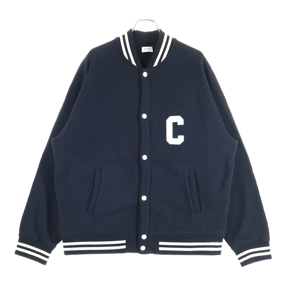 CELINE(セリーヌ) 22AW カレッジ ロゴ テディ ジャケット ブラック 2Y815345F
