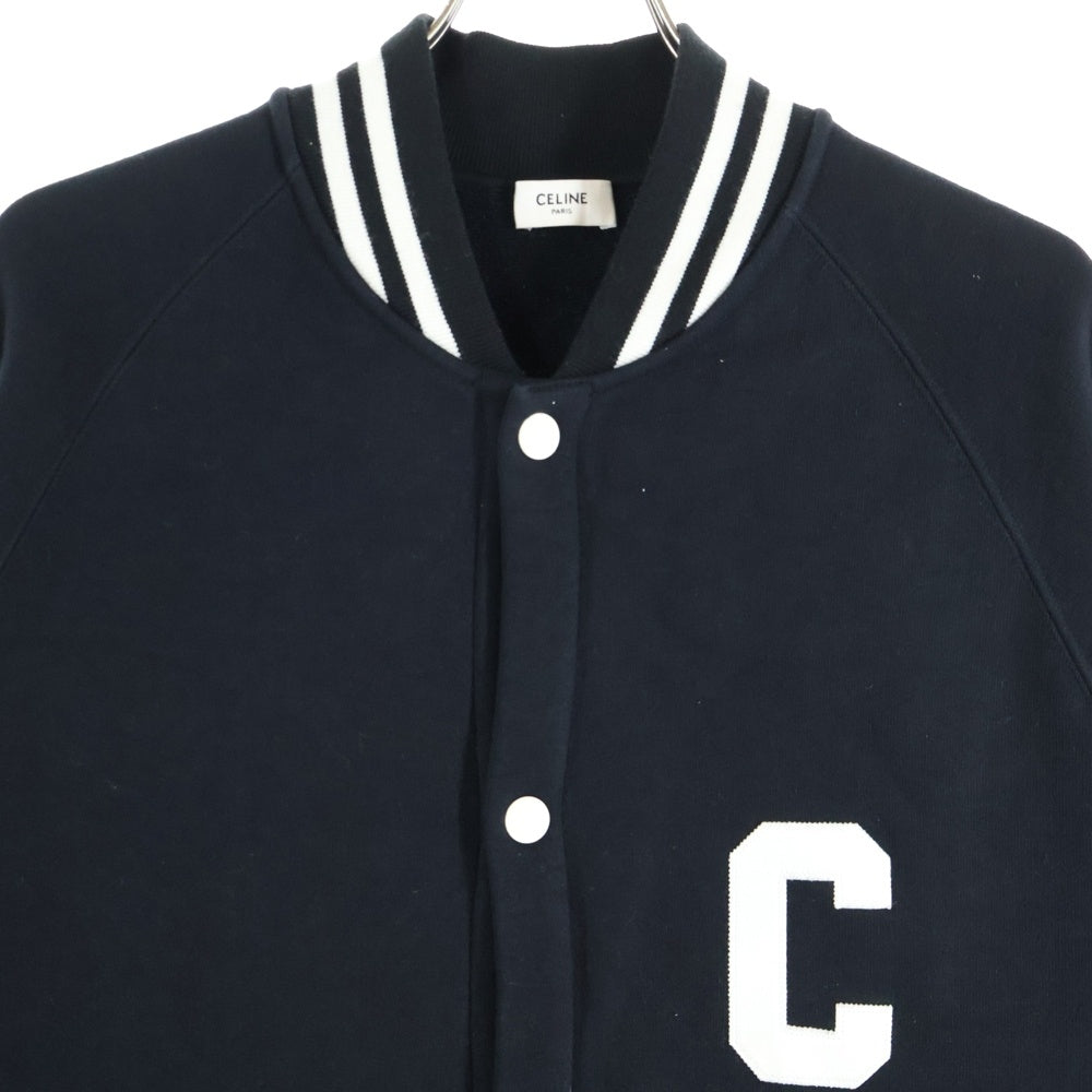 CELINE(セリーヌ) 22AW カレッジ ロゴ テディ ジャケット ブラック 2Y815345F