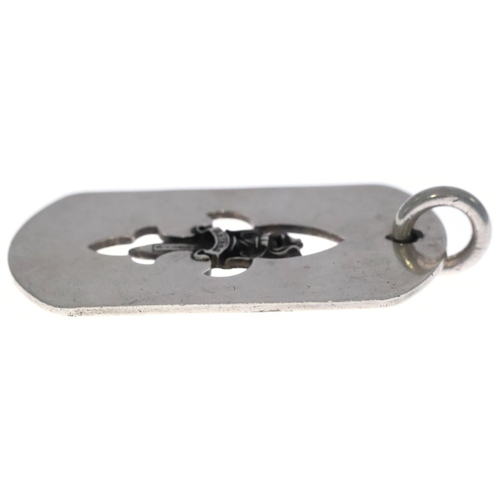 CHROME HEARTS(クロムハーツ) D TAG SML FLE DAG フレアダガードッグタグ スモールドッグタグ ネックレストップ シルバー