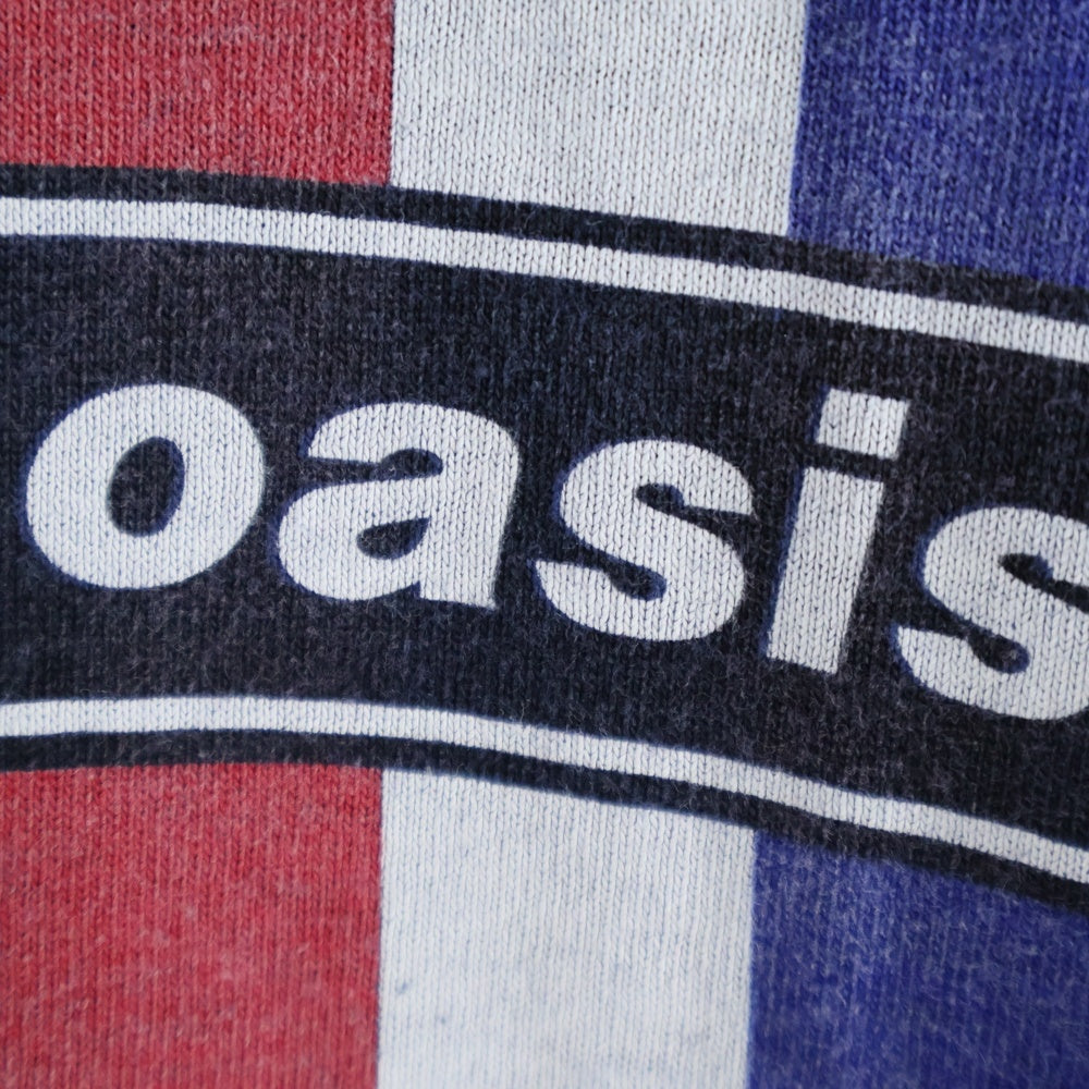VINTAGE(ヴィンテージ) 90s OASIS KNEBWORTH FADED オアシス ネブワース フェイデッドネイビー Tシャツ 半袖カットソー ネイビー