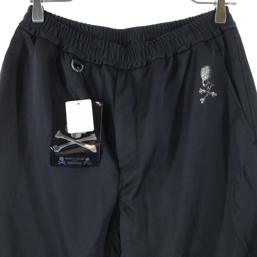 mastermind JAPAN(マスターマインドジャパン) 13SS dreaming期 Swarovski scull スワロフスキー スカル ジャージパンツ ブラック MC2-SW06-60