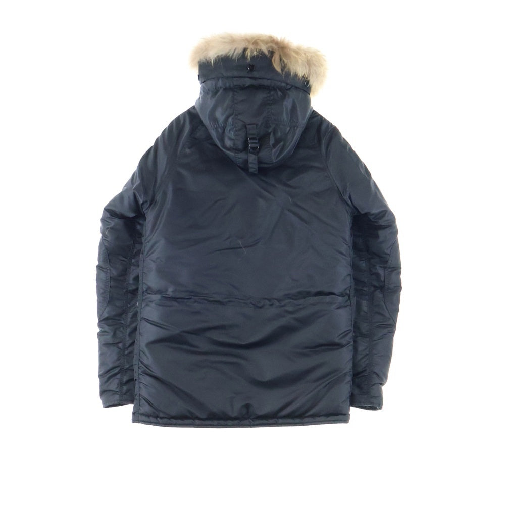 mastermind JAPAN(マスターマインドジャパン) ALPHA ZOZO限定 N-3B ファー付き フライトジャケット ブラック 20094-8575