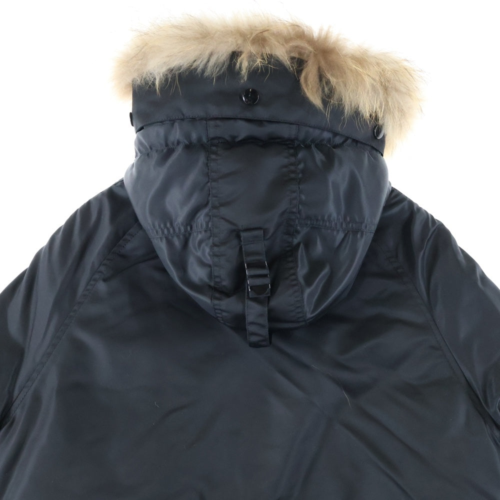 mastermind JAPAN(マスターマインドジャパン) ALPHA ZOZO限定 N-3B ファー付き フライトジャケット ブラック 20094-8575