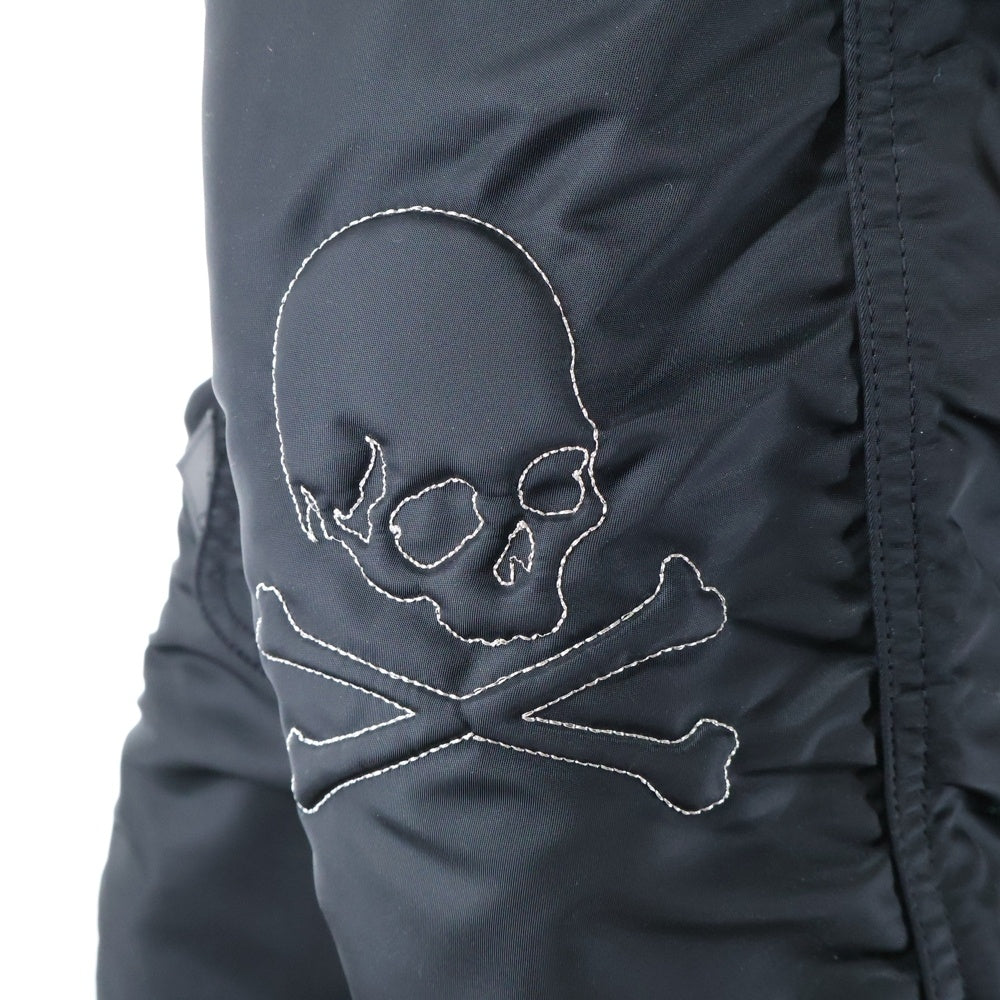 mastermind JAPAN(マスターマインドジャパン) ALPHA ZOZO限定 N-3B ファー付き フライトジャケット ブラック 20094-8575