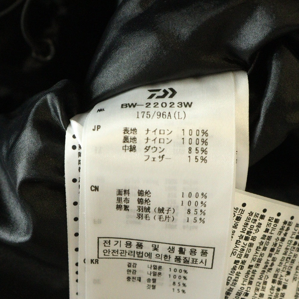 DAIWA PIER39(ダイワ ピアサーティナイン) TECH CLIMBERS DOWN JACKET テック ダウンジャケット ブラック BW-22023W