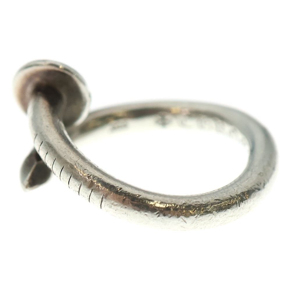 CHROME HEARTS(クロムハーツ) NAIL FLAT ネイル フラット リング シルバー BCA350