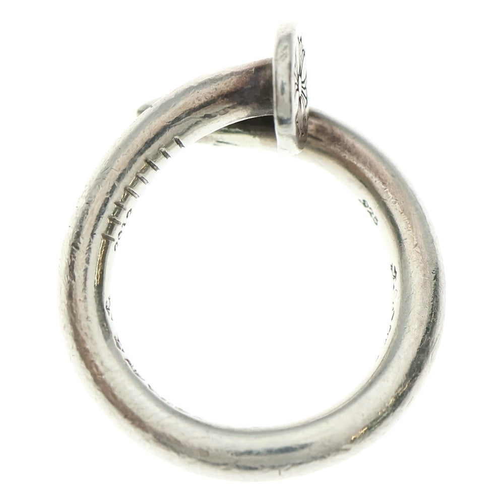 CHROME HEARTS(クロムハーツ) NAIL FLAT ネイル フラット リング シルバー BCA350