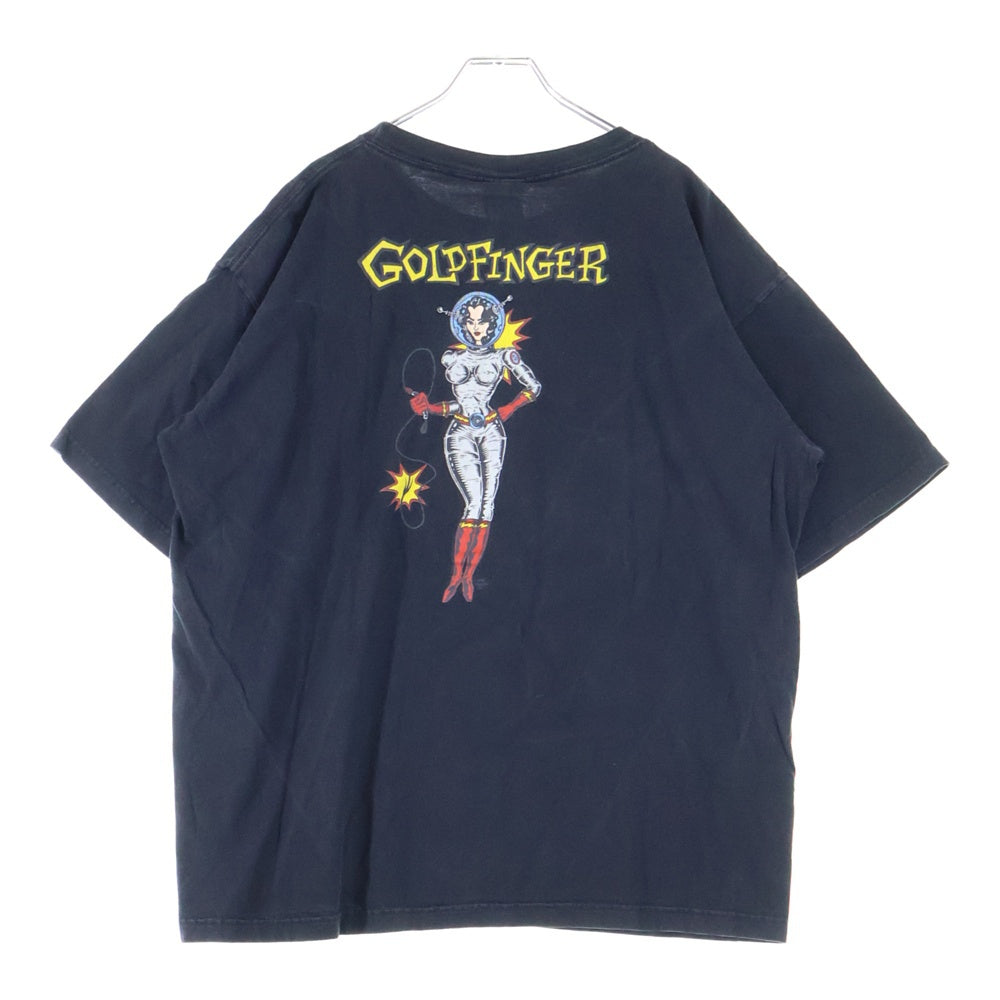 VINTAGE(ヴィンテージ) 90s GOLDFINGER ゴールドフィンガー Tシャツ 半袖カットソー ブラック