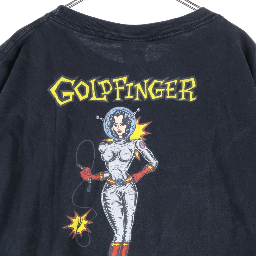VINTAGE(ヴィンテージ) 90s GOLDFINGER ゴールドフィンガー Tシャツ 半袖カットソー ブラック
