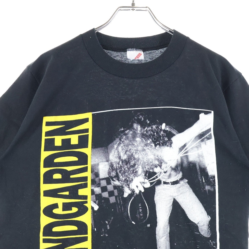 VINTAGE(ヴィンテージ) 90S SOUNDGARDEN 1989 Louder Than Love サウンドガーデン 両面プリント 半袖Tシャツ ブラック