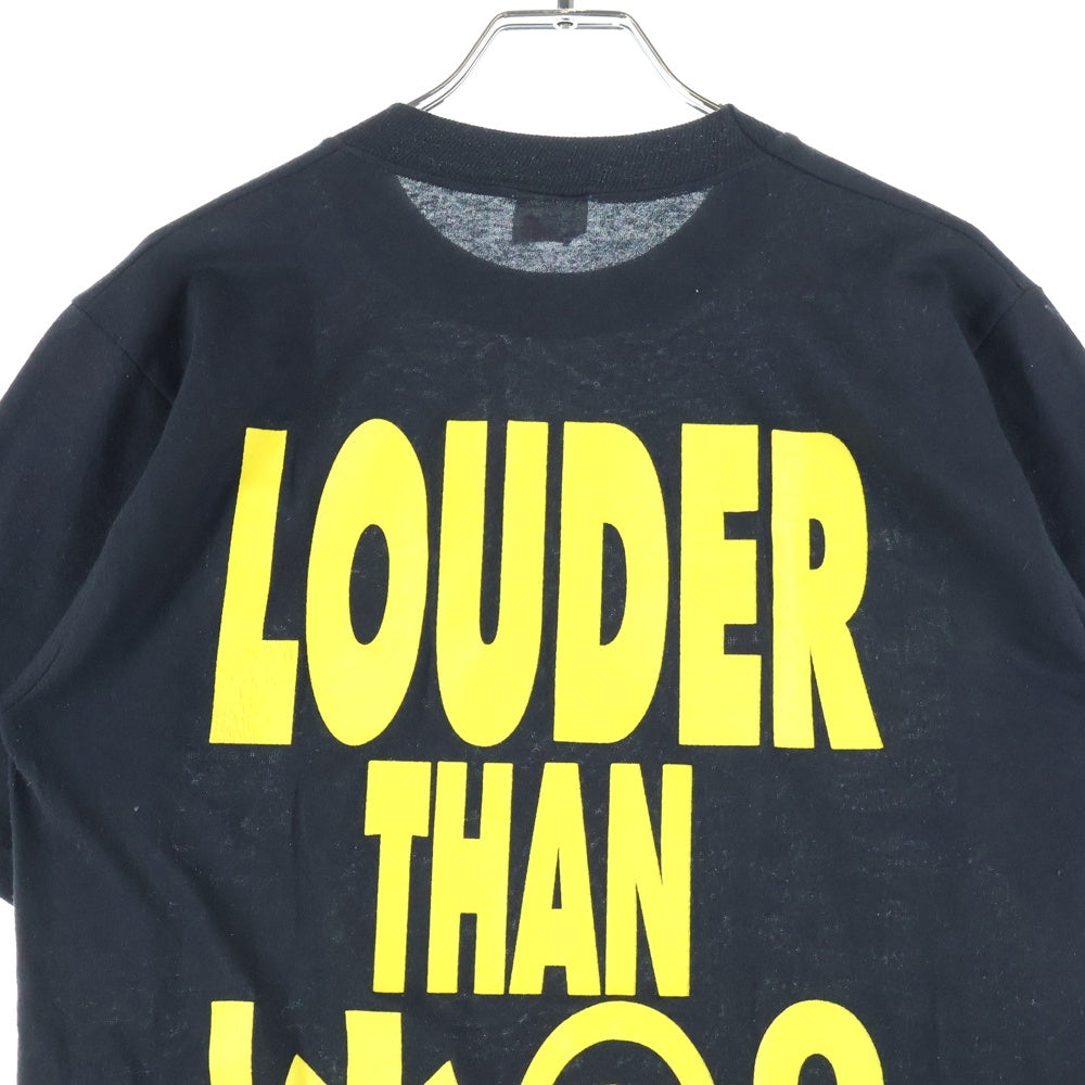 VINTAGE(ヴィンテージ) 90S SOUNDGARDEN 1989 Louder Than Love サウンドガーデン 両面プリント 半袖Tシャツ ブラック