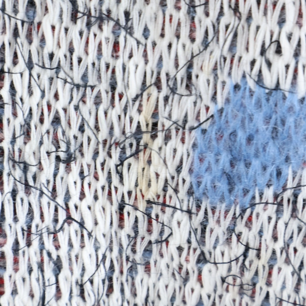 Kota Gushiken(コウタグシケン) 23AW WILD WILD Doodle Cardigan ニット クルーネック カーディガン ニット グレー