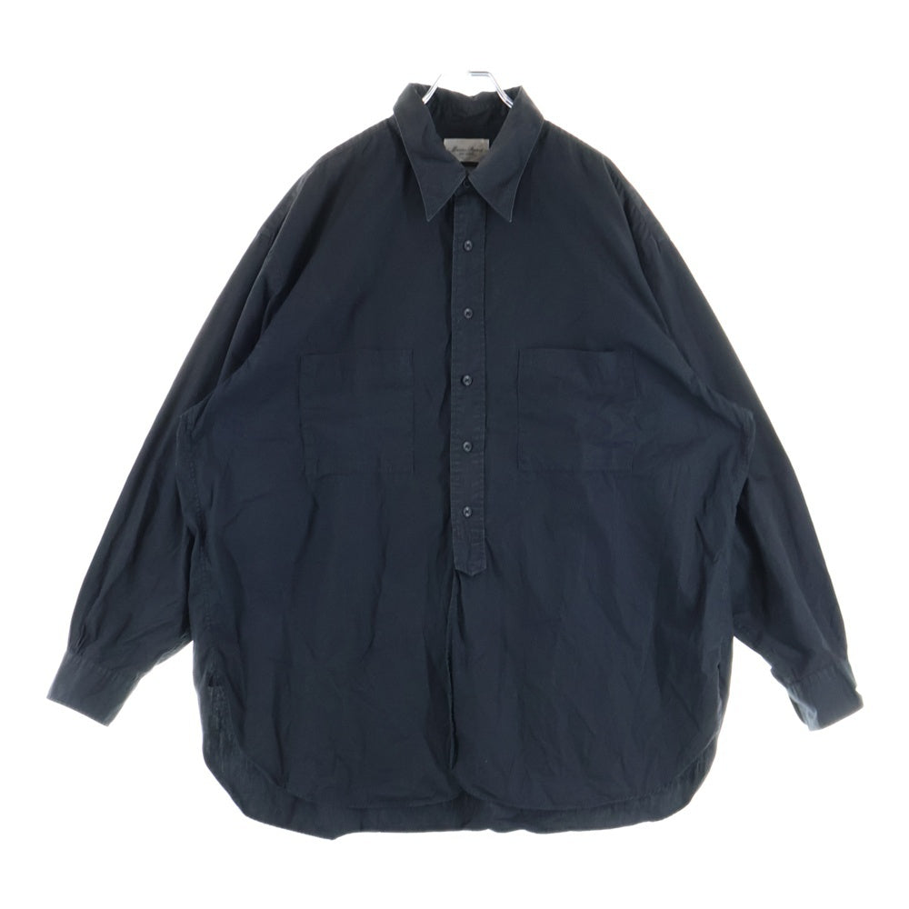 Marvine Pontiak shirt makers(マーヴィンポンティアックシャツメイカーズ) Round Tail 2 Pocket MPSM-2008S レギュラーカラー ダブル ポケット 長袖 シャツ