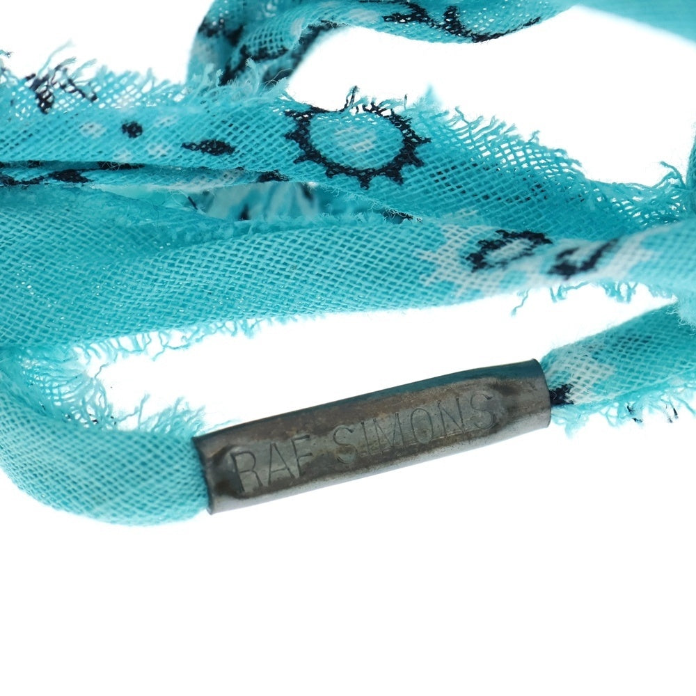RAF SIMONS(ラフシモンズ) 04AW Archive WAVES期 Bandanna bracelet アーカイブ バンダナ ブレスレット ブルー