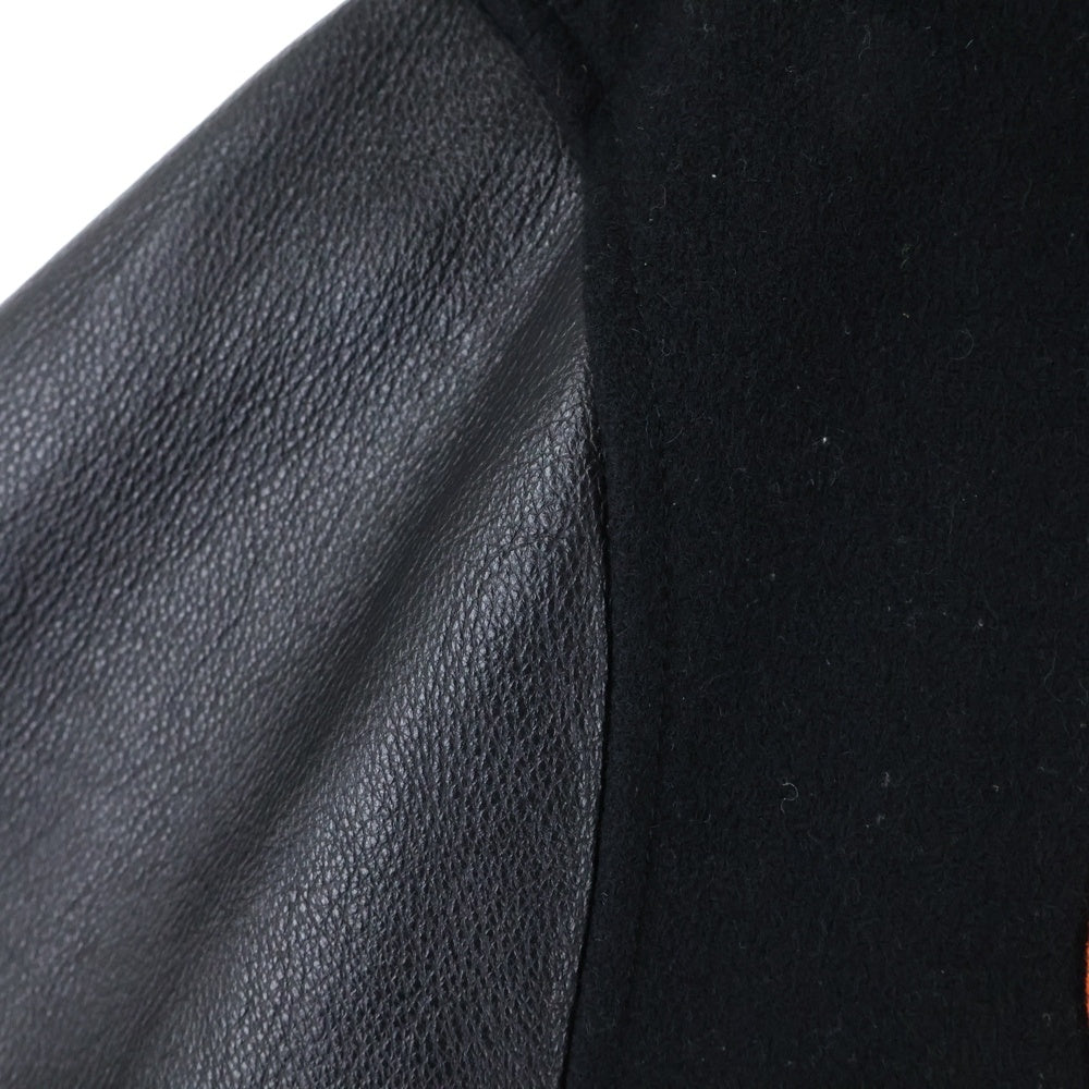 SUPREME(シュプリーム) 19AW Team Varsity Jacket ワッペン チーム ヴァーシティ スタジアム ジャケット ブラック