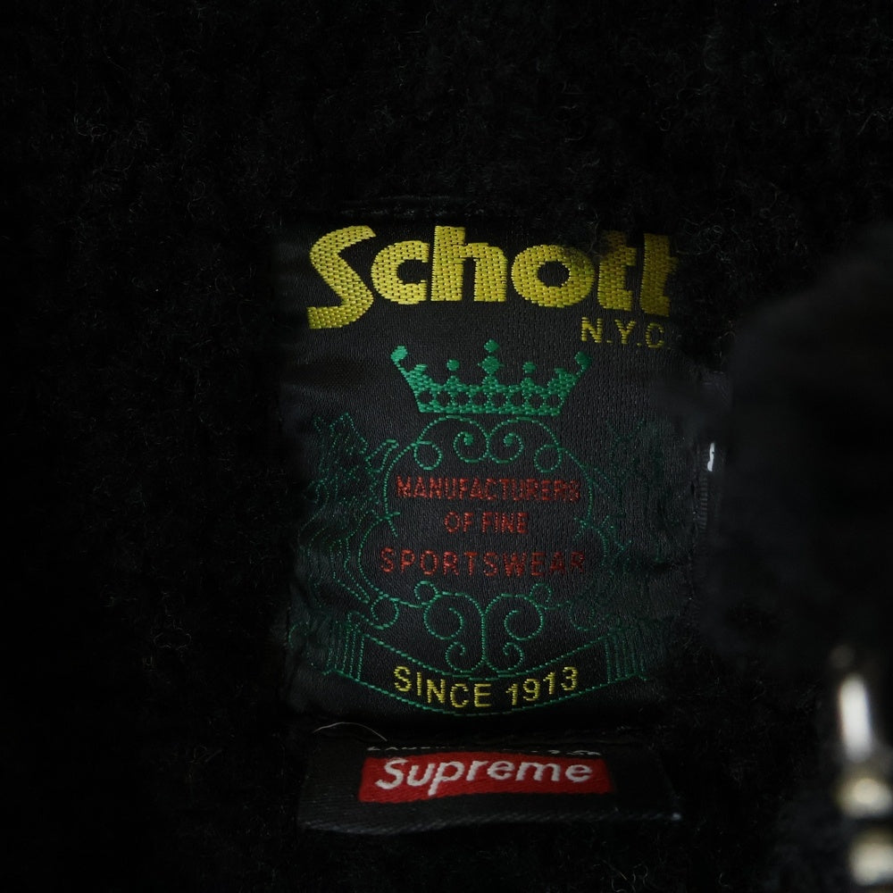 SUPREME(シュプリーム) 23AW Shearling Bomber Jacket シェアリングボンバー ムートン ジャケット ブラック